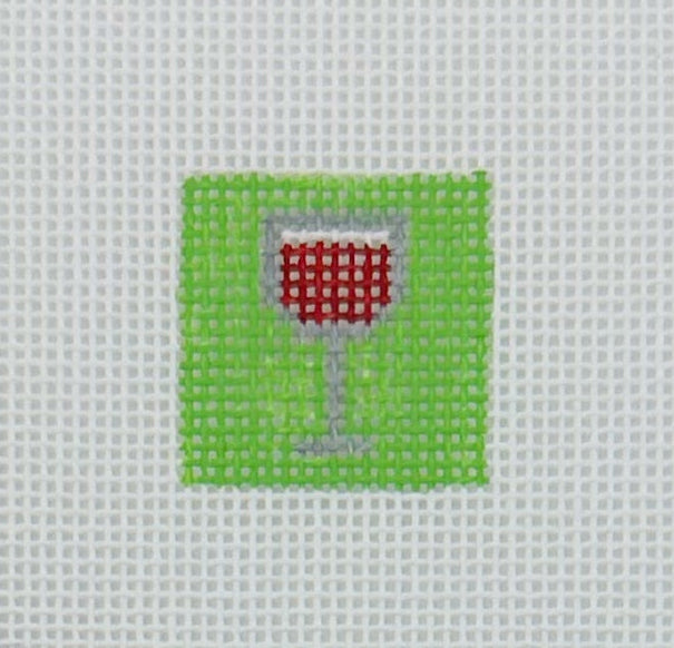 Red Wine 1 Inch Square - BW543