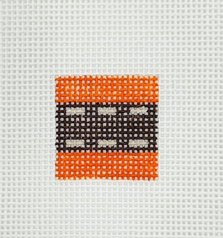 Brown Ribbon 1 Inch Square - BW582