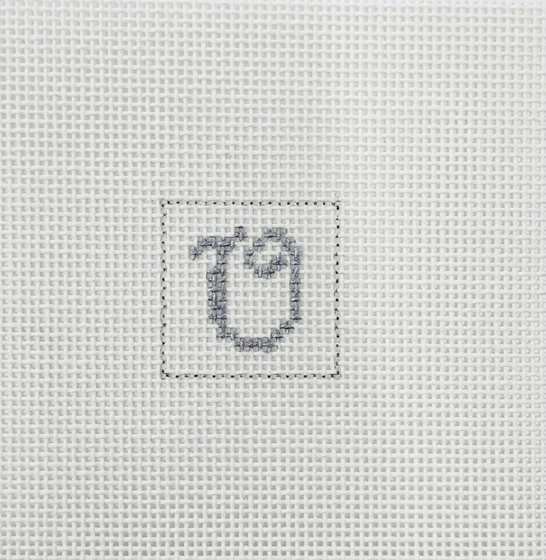 Letter U 1 Inch Square - BW619