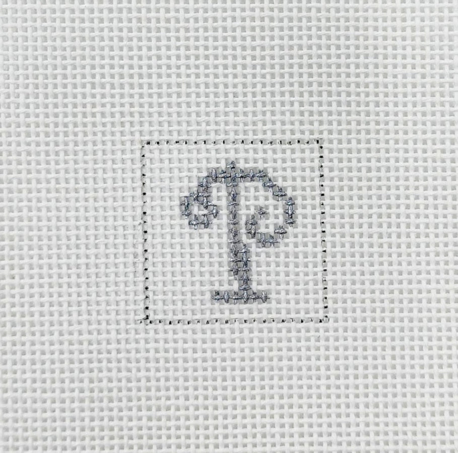 Letter P 1 Inch Square - BW614