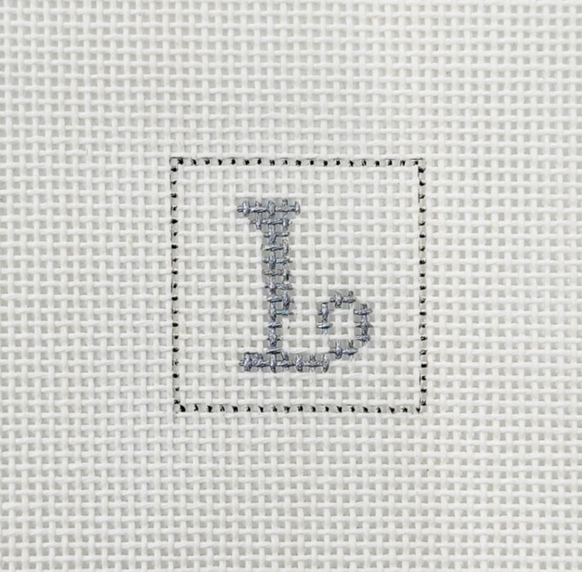Letter L 1 Inch Square - BW611