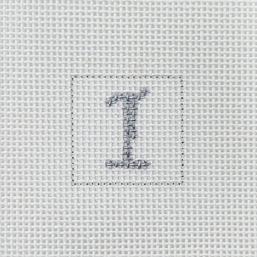 Letter I 1 Inch Square - BW609