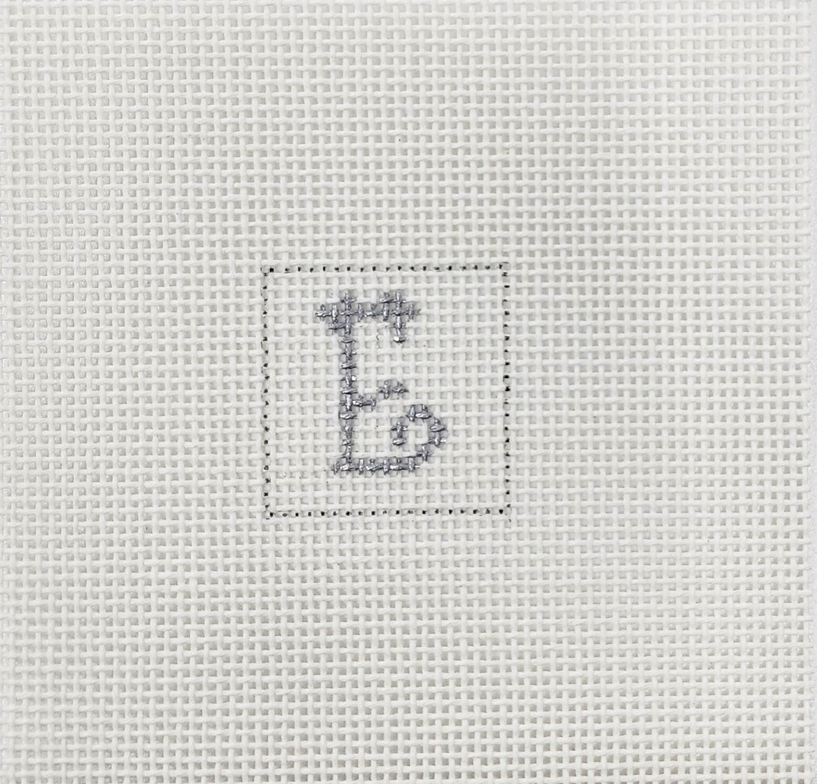 Letter E 1 Inch Square - BW606