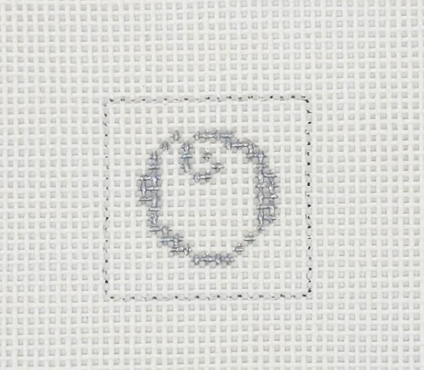 Letter O 1 Inch Square - BW628