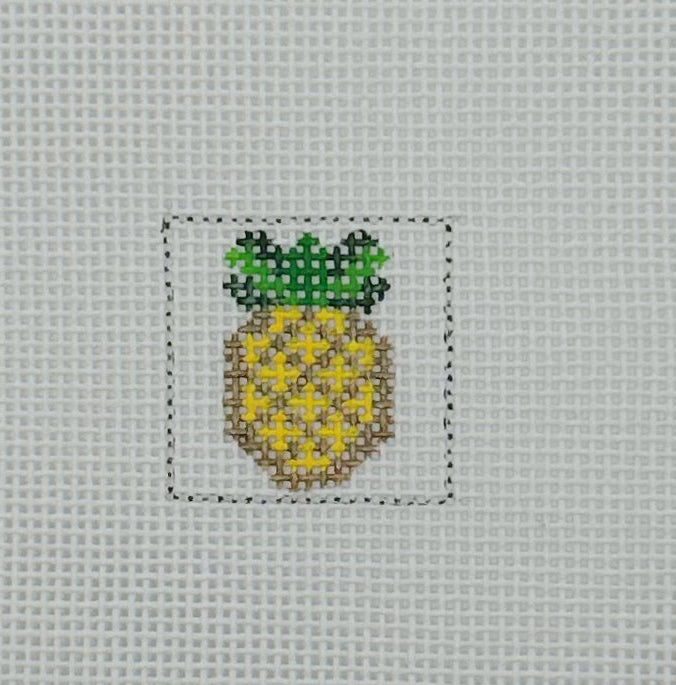 Pineapple 1 Inch Square - BW570