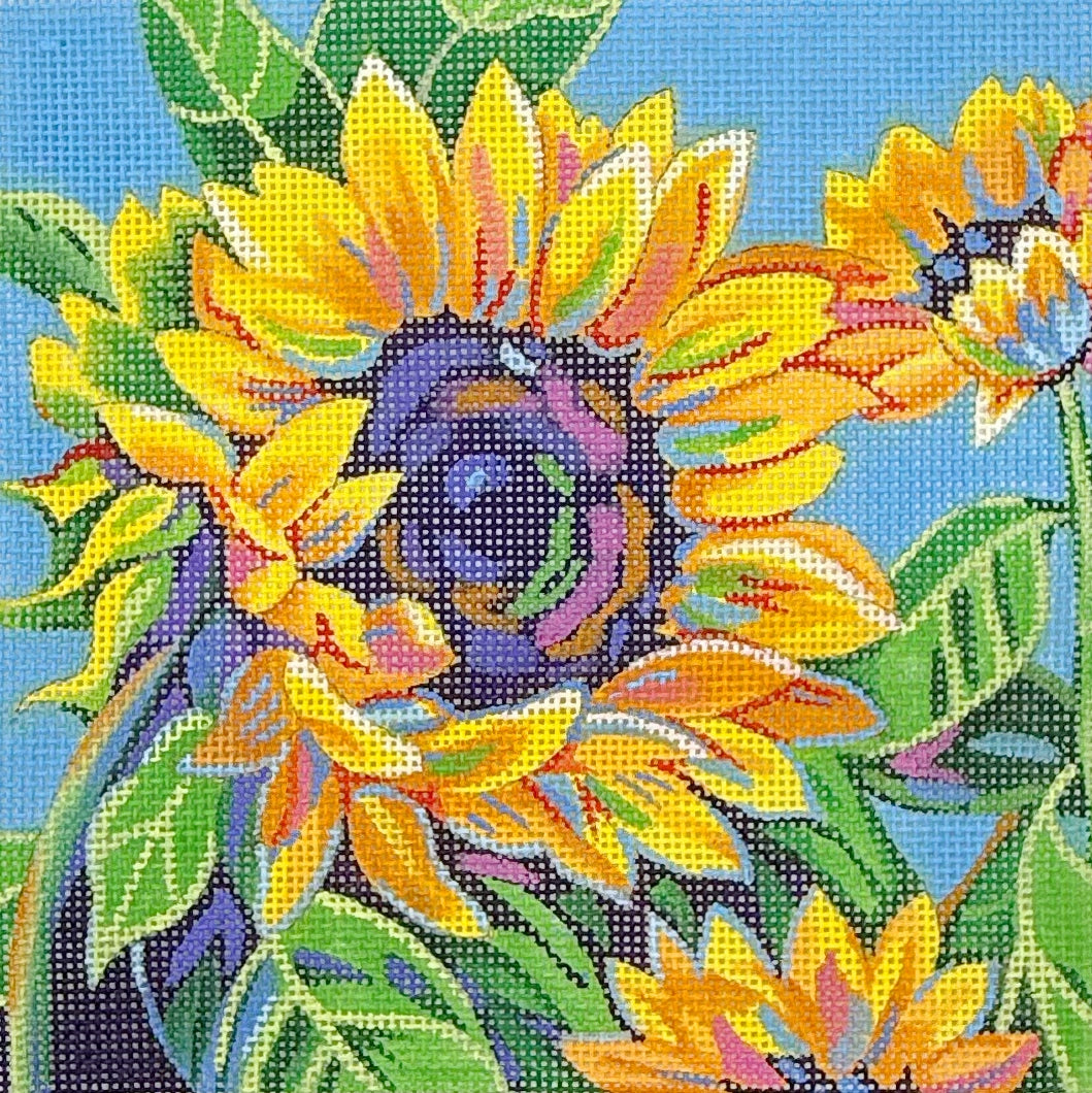 Sunflower Dance in Blue - BW430SE
