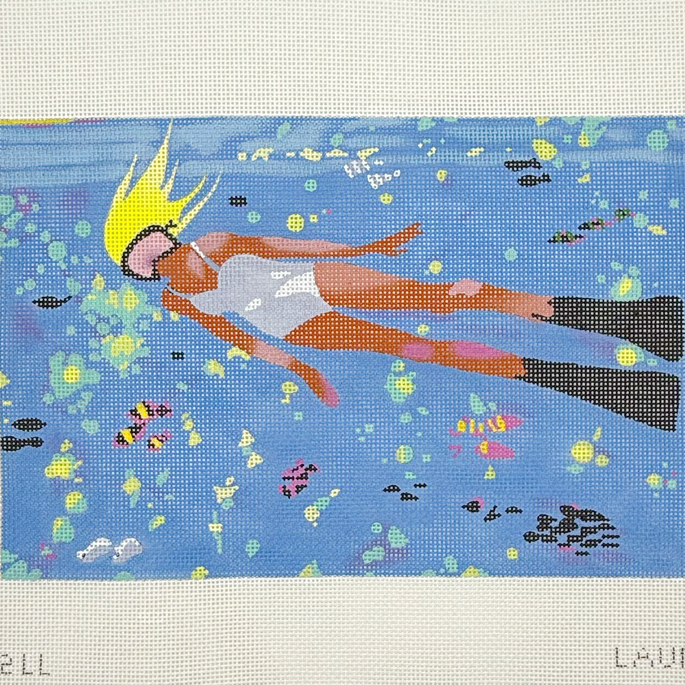 Snorkeling in White Suit - BW472LL