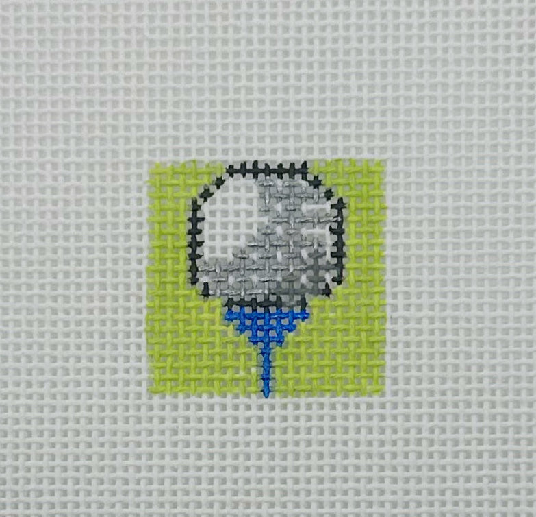 Ball on Tee 1 Inch Square - BW581