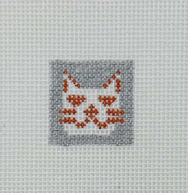 Orange Kitty 1 Inch Square - BW551OKS