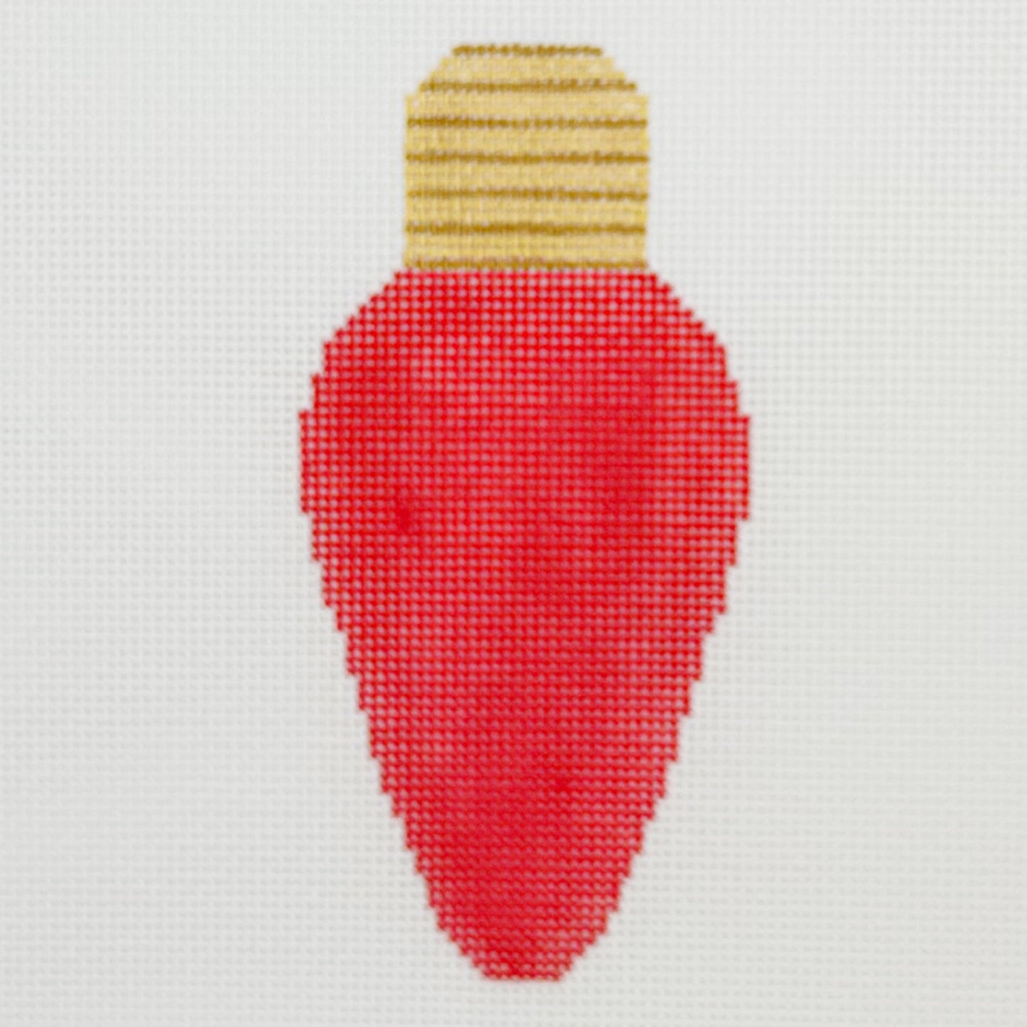 Light Bulb Cardinal with Stitch Guide - BW178