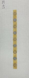 Skinny Cuff Gold Circles - BW136
