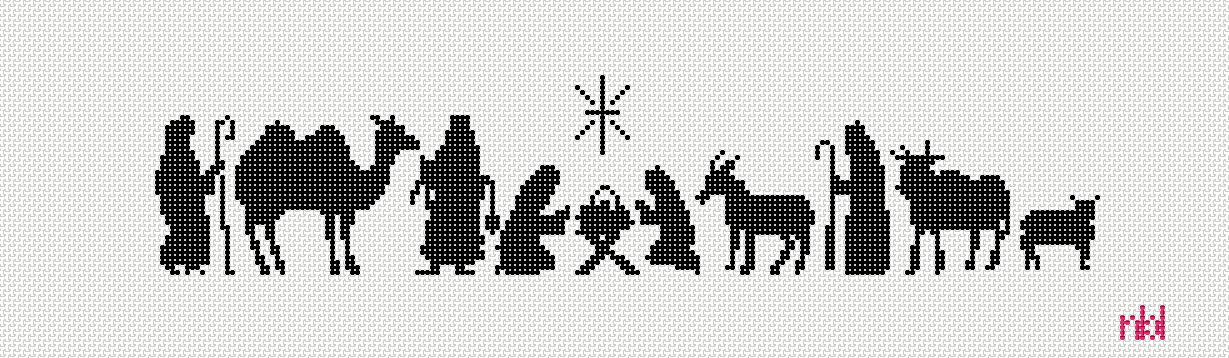Nativity Silhouette - BW2078NBL