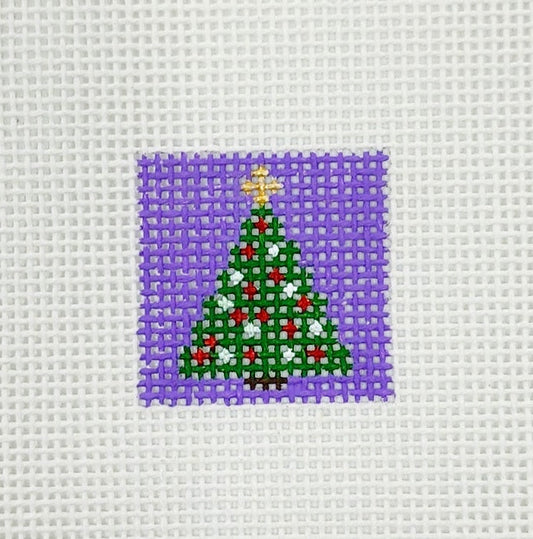 Christmas Tree 1 Inch Square - BW513