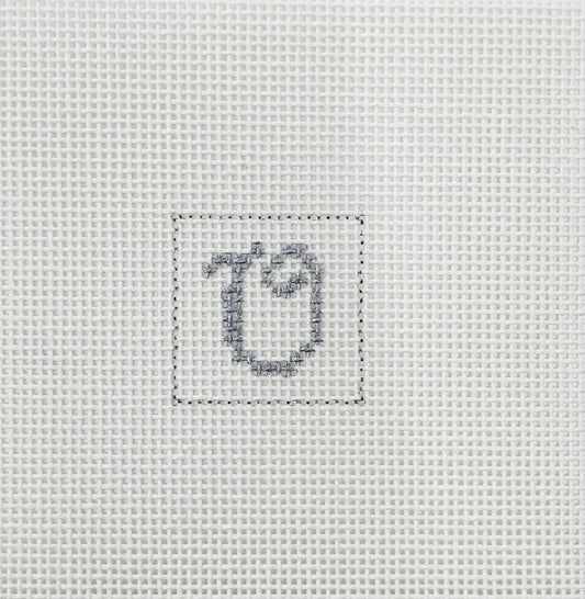 Letter U 1 Inch Square - BW619