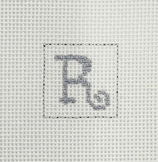 Letter R 1 Inch Square - BW616