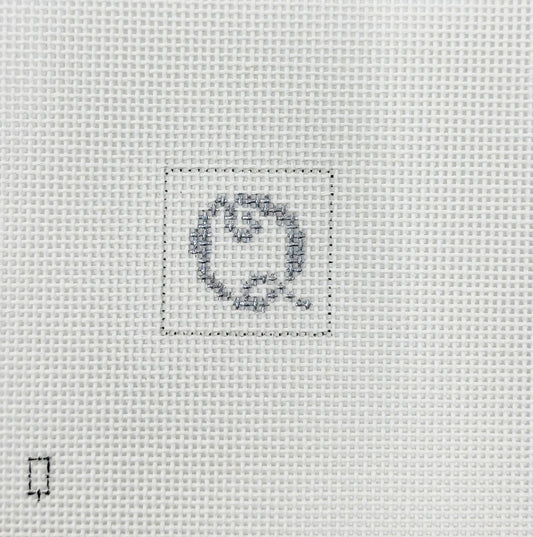 Letter Q 1 Inch Square - BW615