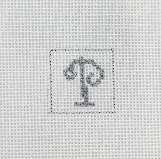 Letter P 1 Inch Square - BW614