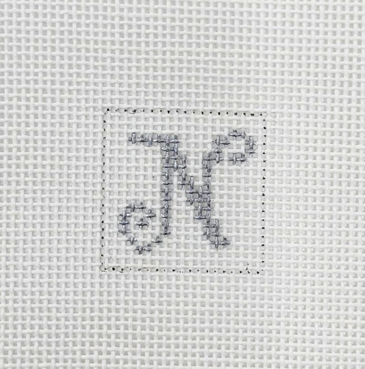 Letter N 1 Inch Square - BW613