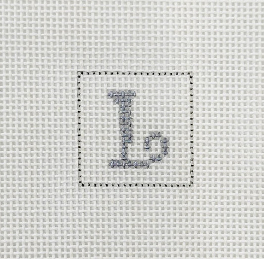 Letter L 1 Inch Square - BW611