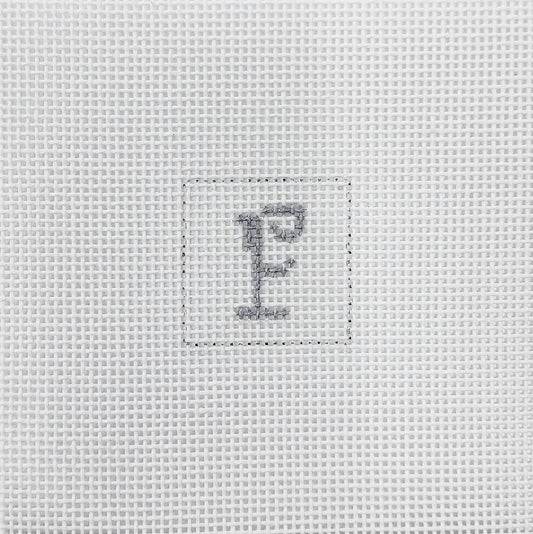 Letter F 1 Inch Square - BW607