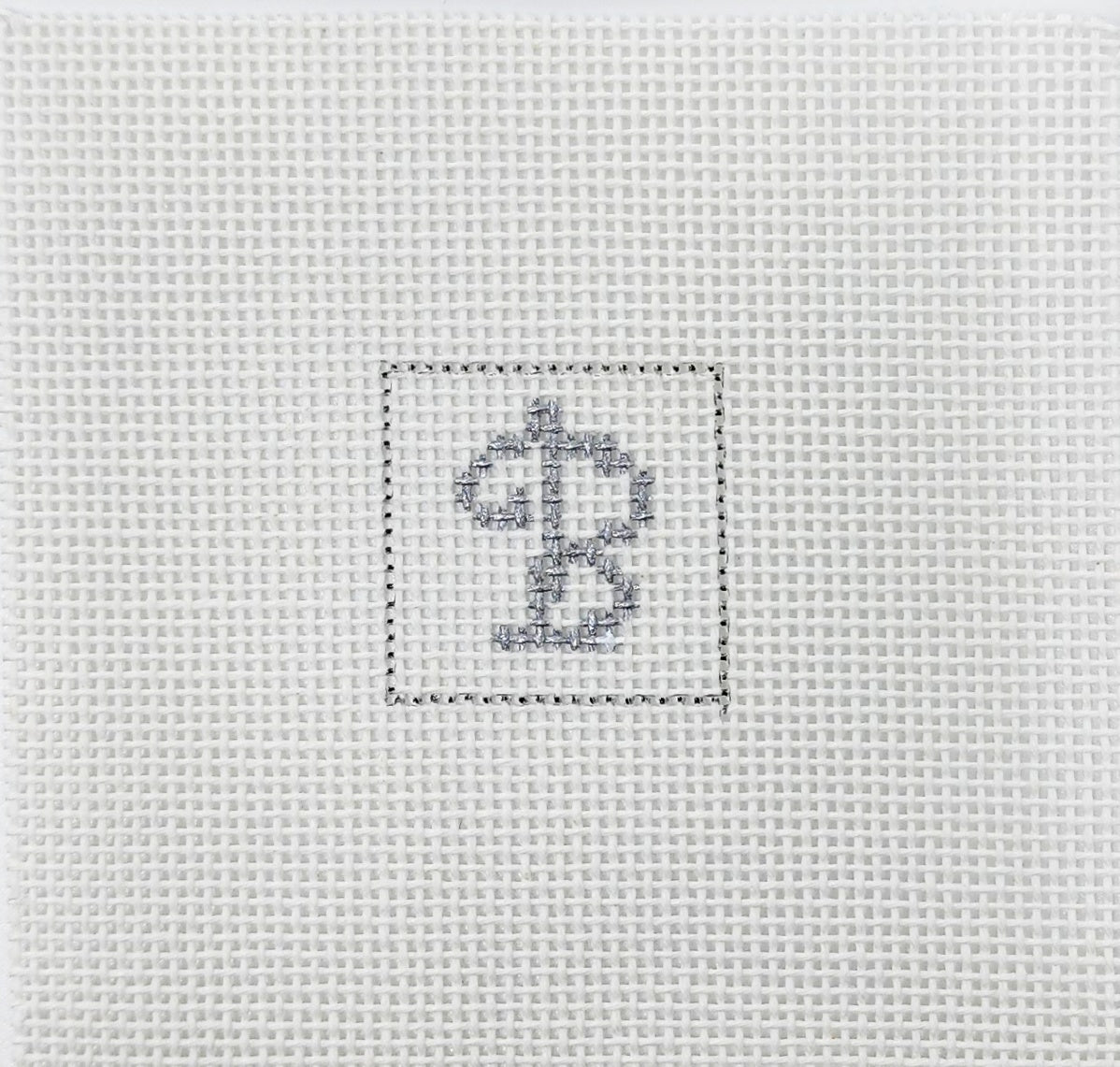 Letter B 1 Inch Square - BW604