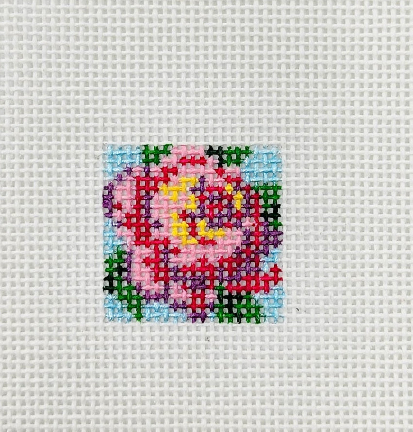 Rose 1 Inch Square - BW602