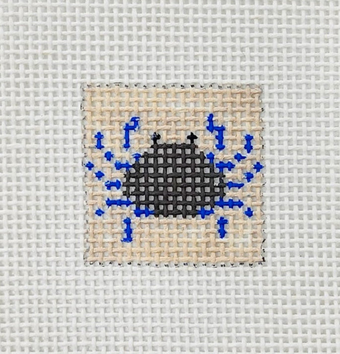 Blue Crab 1 Inch Square - BW534