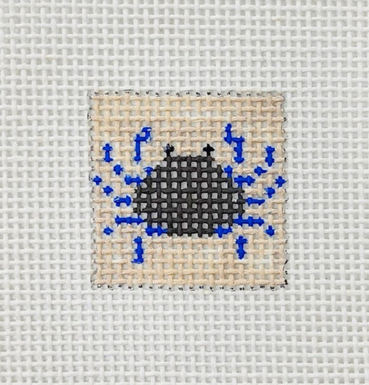 Blue Crab 1 Inch Square - BW534
