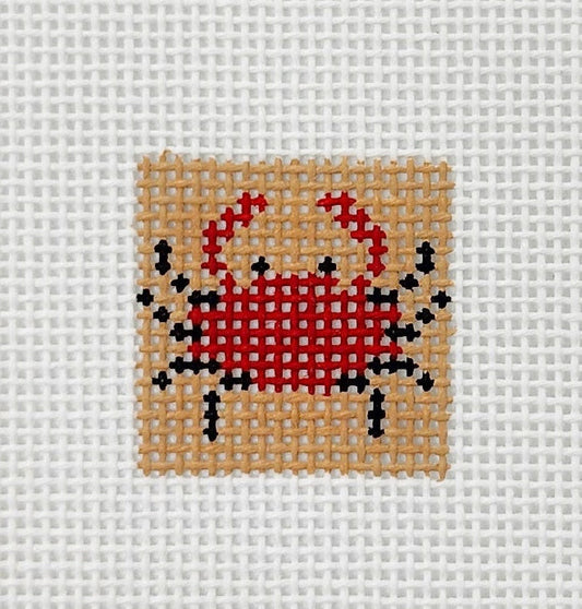 Crab 1 Inch Square - BW535