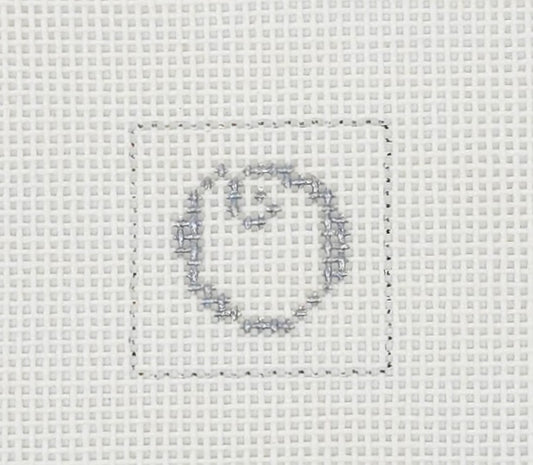 Letter O 1 Inch Square - BW628