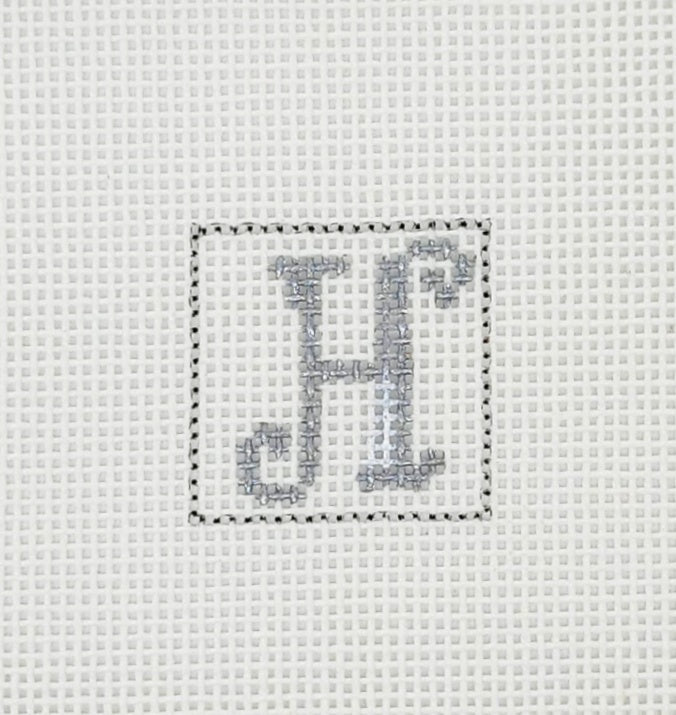 Letter H 1 Inch Square - BW626