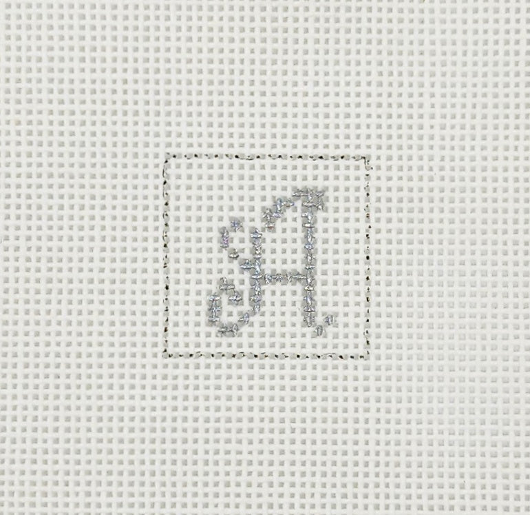 Letter A 1 Inch Square - BW624
