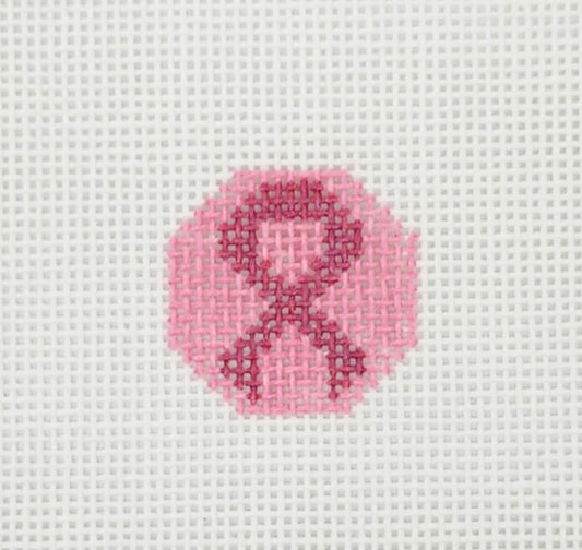 Pink Ribbon 1 Inch Square - BW579