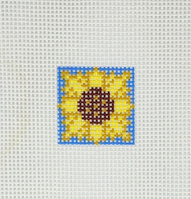 Sunflower B 1 inch Square  - BW603