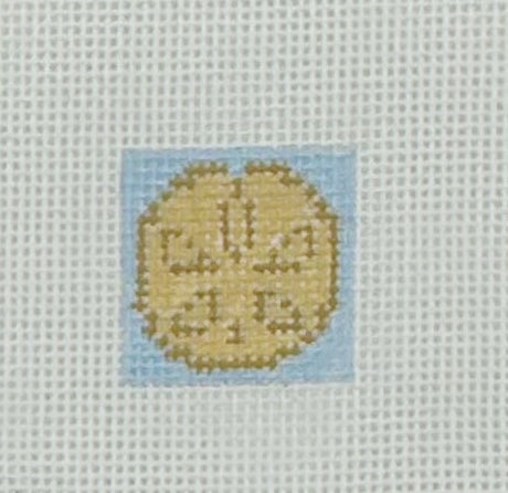 Sand Dollar 1 Inch Square - BW537