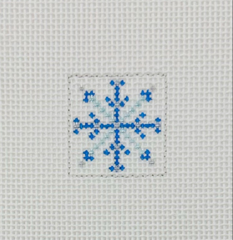 Snowflake 1 Inch Square - BW514
