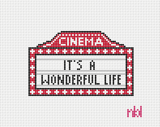 Marquee It's A Wonderful Life - BW2133NBL
