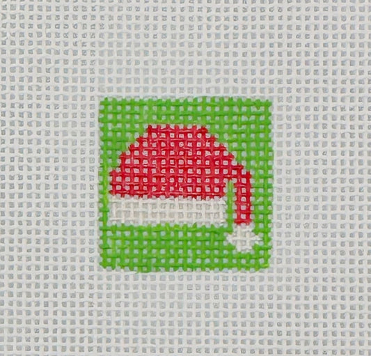Santa Hat 1 Inch Square - BW500