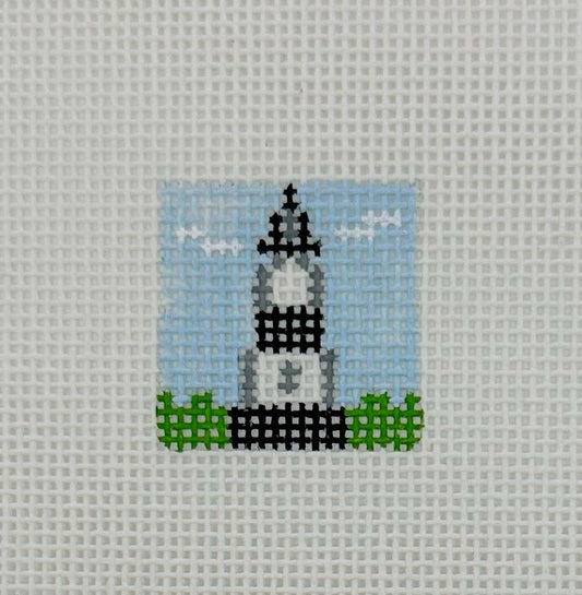 Lighthouse 1 Inch Square - BW584