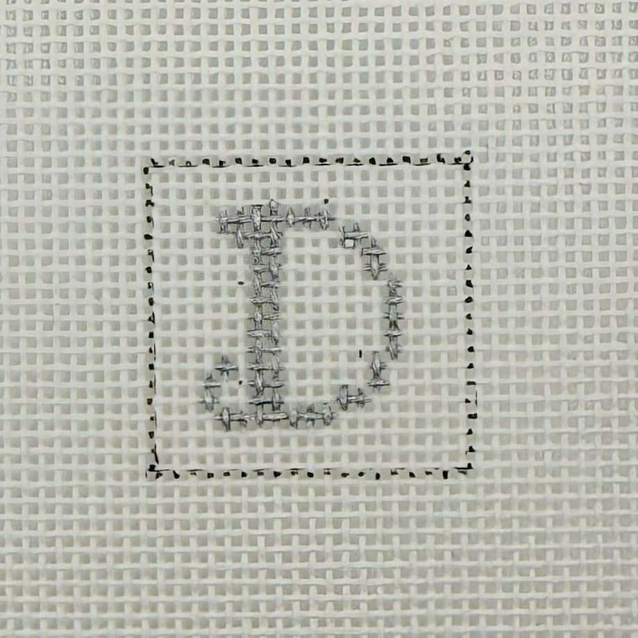 Letter D 1 Inch Square - BW625