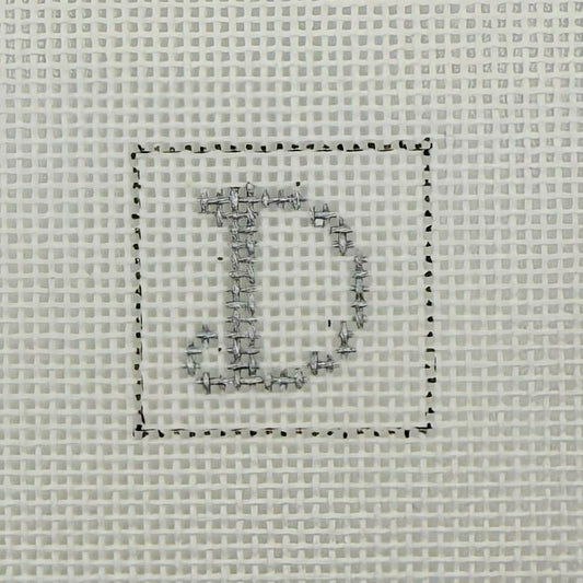 Letter D 1 Inch Square - BW625