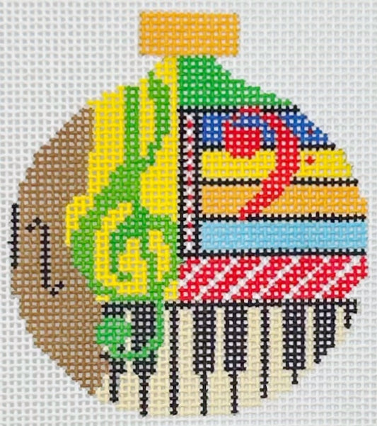 OKS03 - Musical Ornament Round