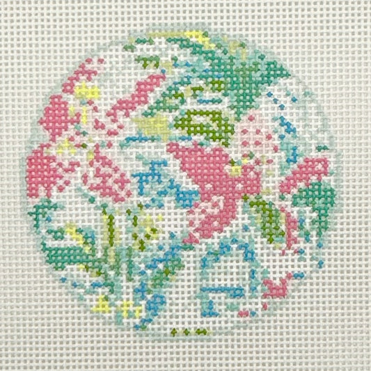 Pink Floral Round - BW2298NBL