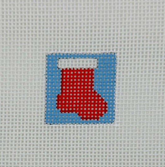 Christmas Stocking 1 Inch Square - BW511
