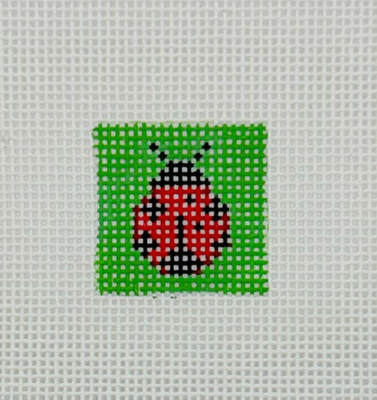 Ladybug Round 1 Inch Square - BW554