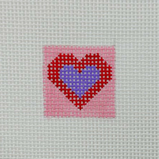 Heart 1 Inch Square - BW522