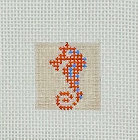 Seahorse 1 Inch Square - BW533