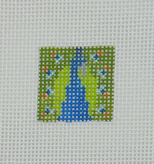 Peacock 1 Inch Square - BW564