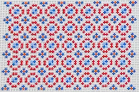 INS-01 Red and Blue Geometric Insert