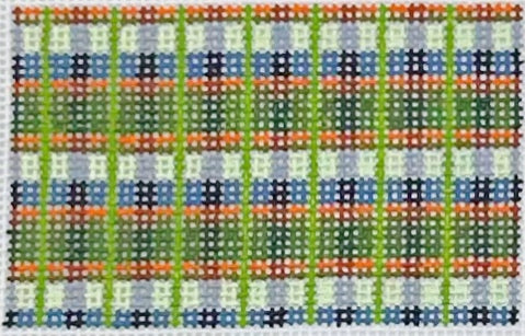 Insert Orange and Blue Plaid - INS-06
